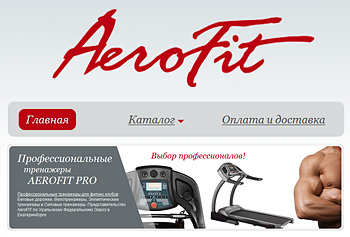 Создание интернет-магазина AeroFIT-урал